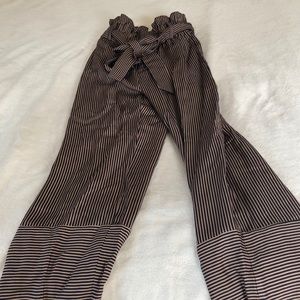 J crew never worn fit and flare striped pants
